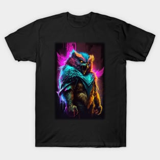 Owlbear D&D Monster Graffiti T-Shirt